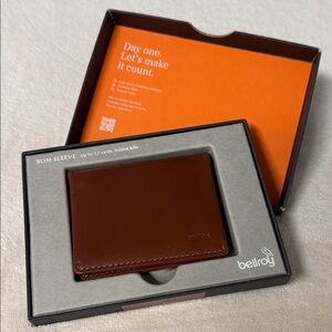 Bellroy Slim Sleeve Wallet - Sienna